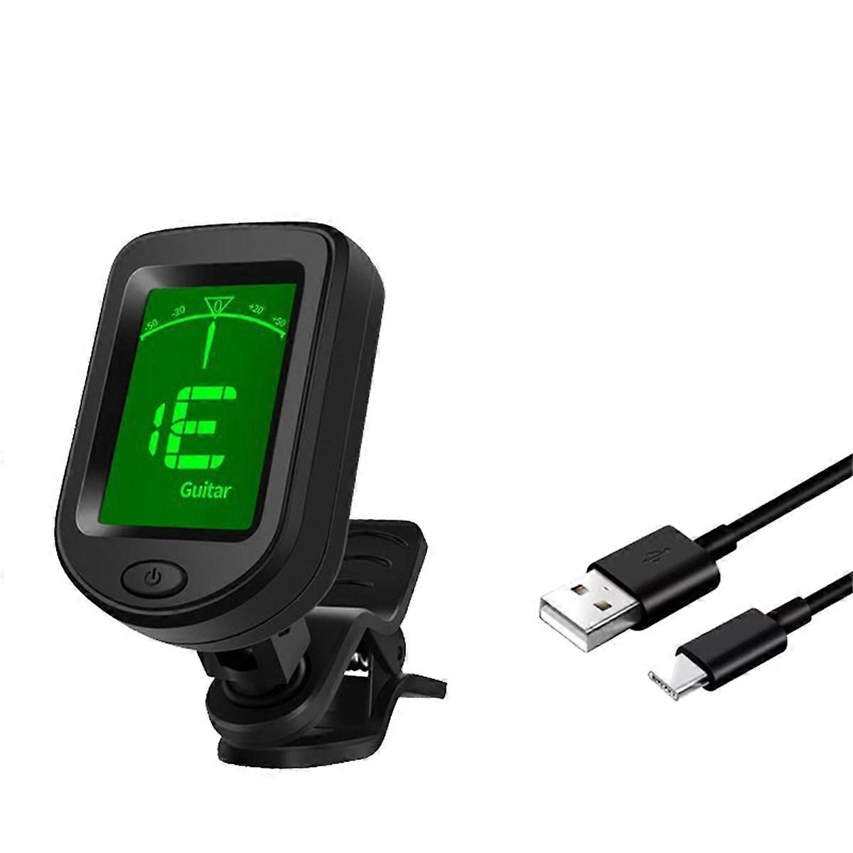 Clip on Electronic Tuner for Guitar Bass Ukulele Violin Mandolin Banjo for All Instruments