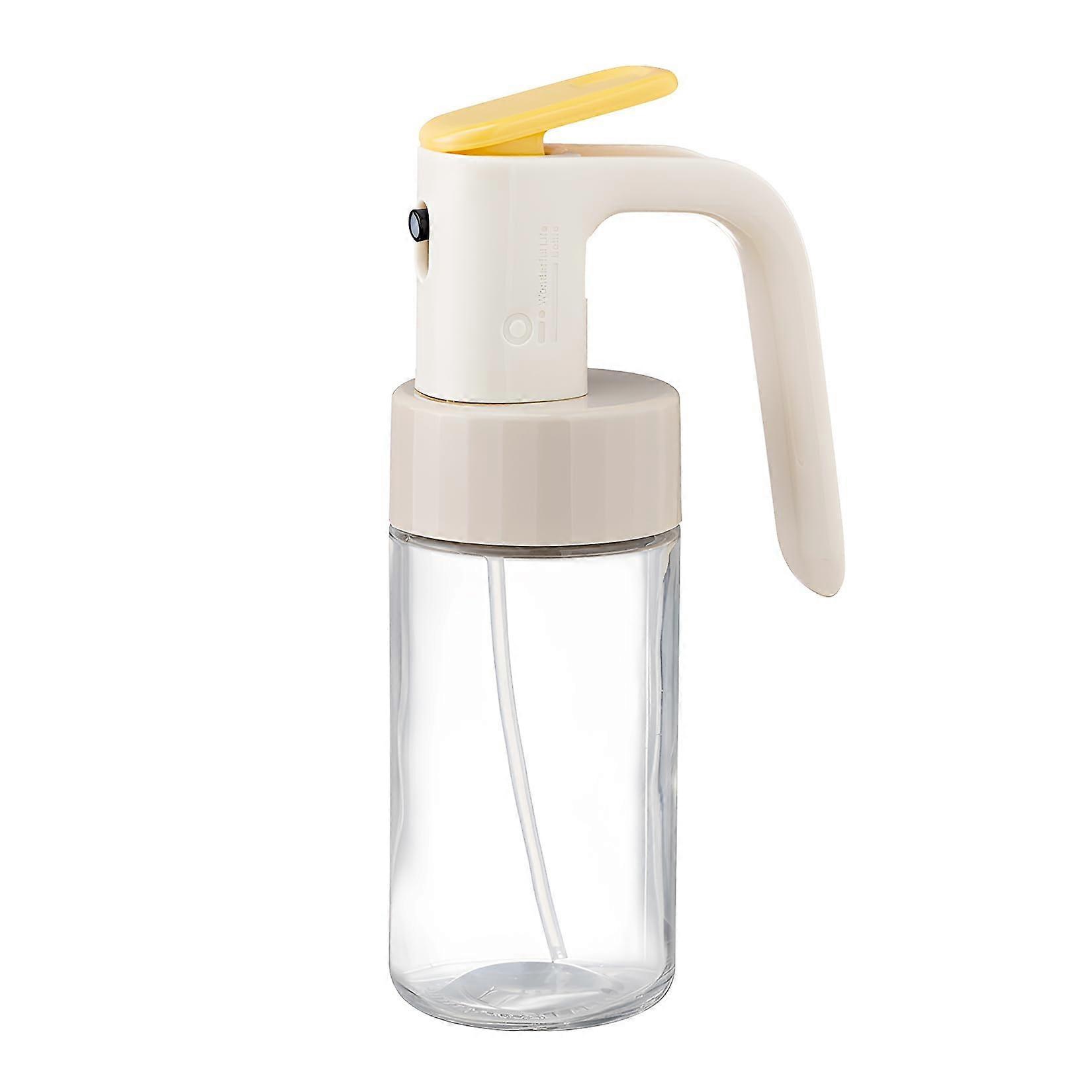 Glass Oil Spray Bottle 250ml with Ergonomic Handle for Easy Grip in Cooking, Baking, and Grilling