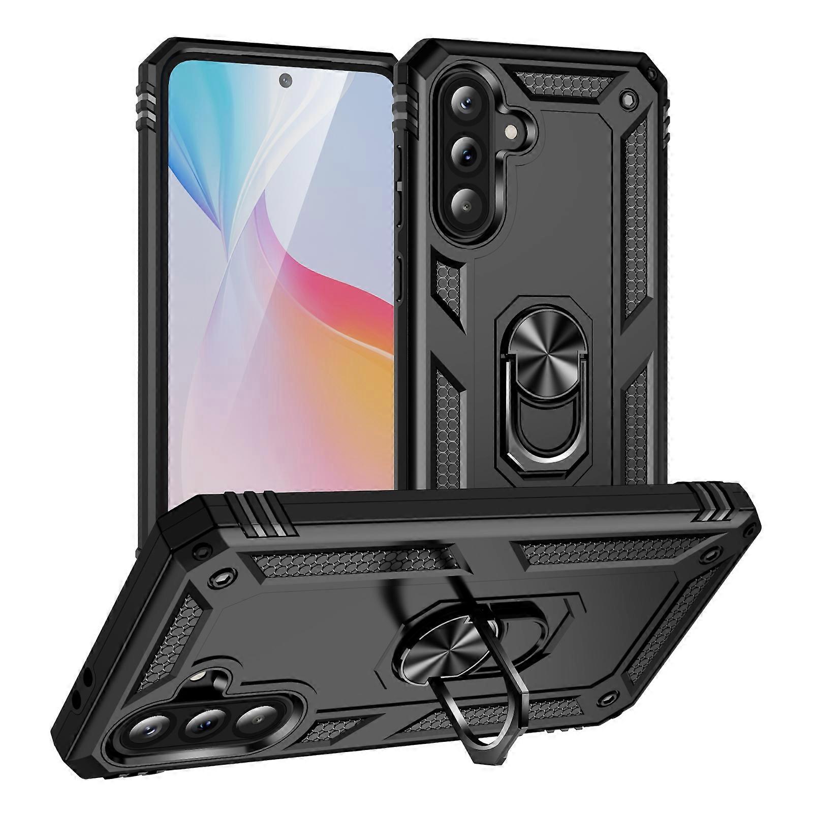 Shockproof TPU + PC Phone Case with Holder