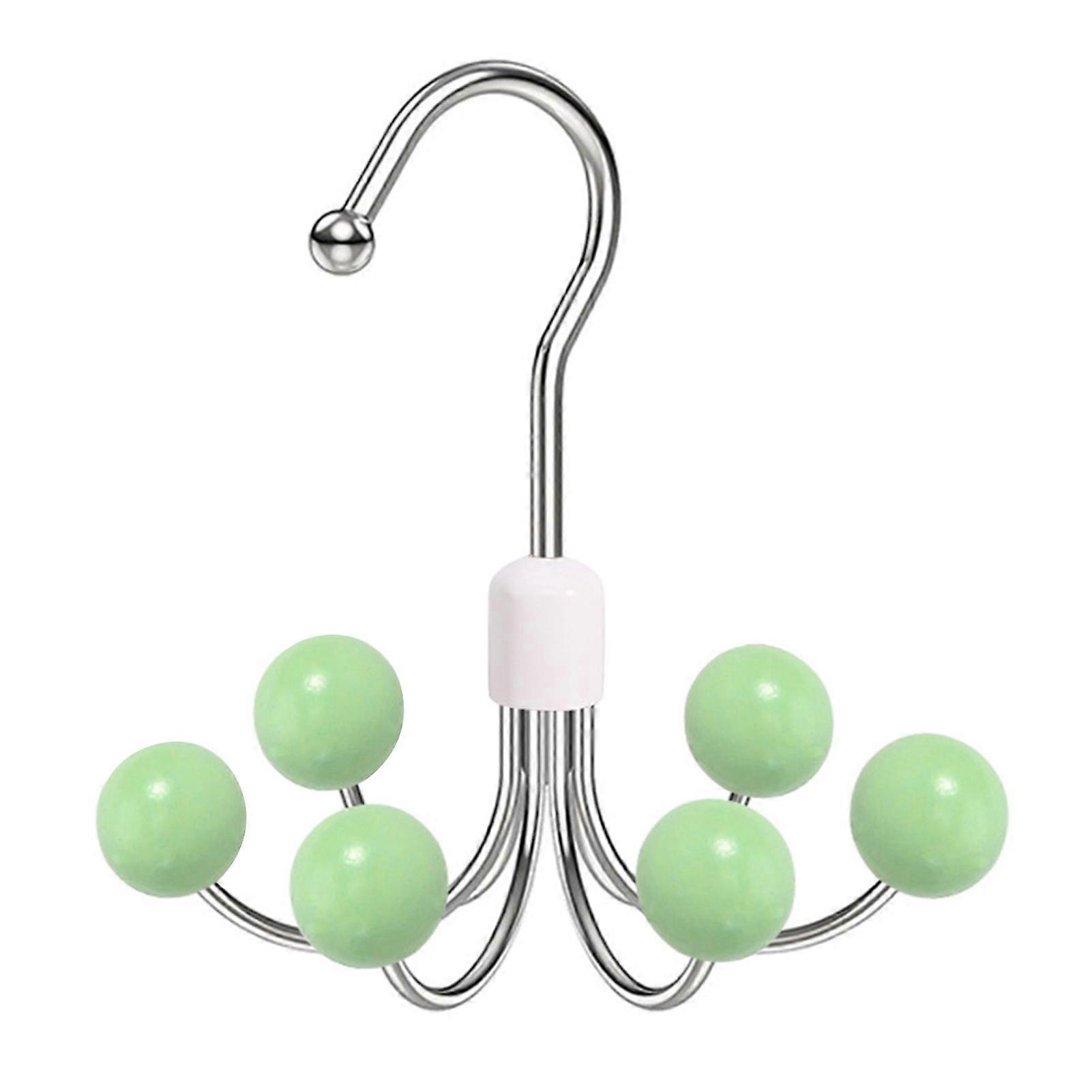 Rotating Organizational Closet Hanger 6 Claw Bedroom Wardrobe Hook Decorative Belt Hanger Scarf Tie Rack