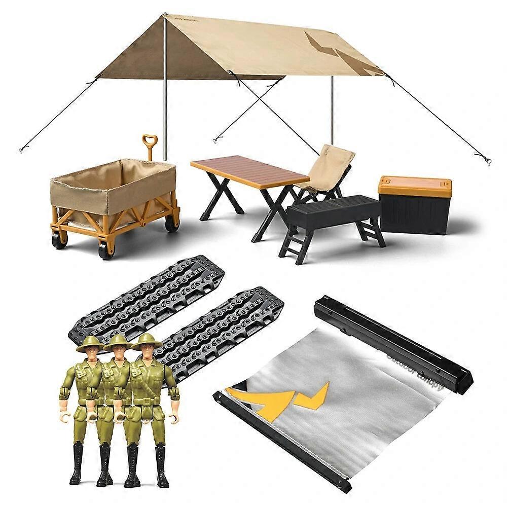 MN-85K Model 1/12 Simulation Outdoor Off-road Camping Equipment Radio-controlled RC Car Mood Collect