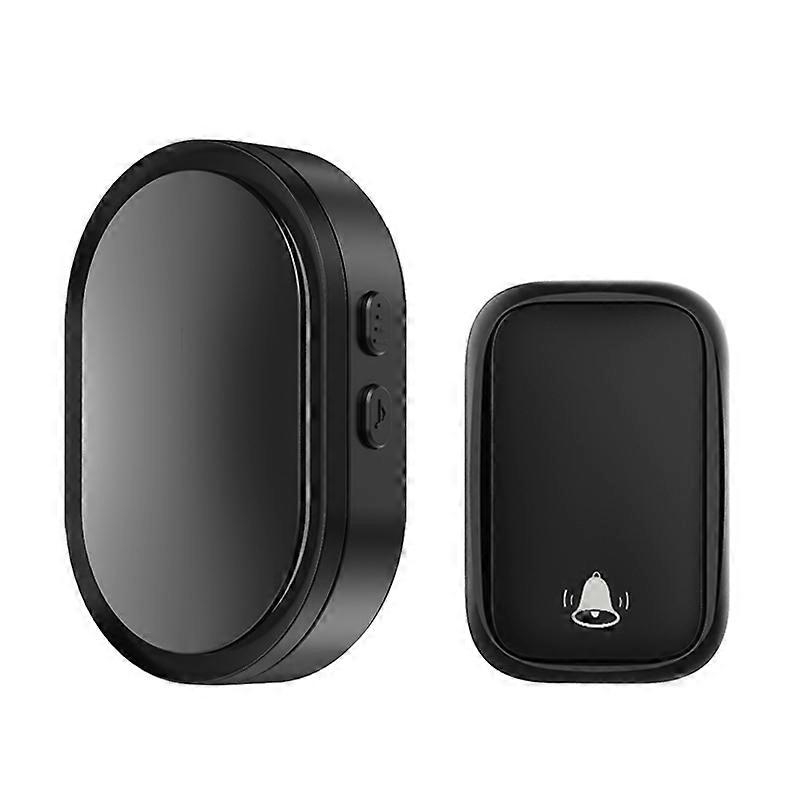 CACAZI FA99 Wireless Self-generating Press Doorbell Home Remote Door Bell,1 Receiver and 1