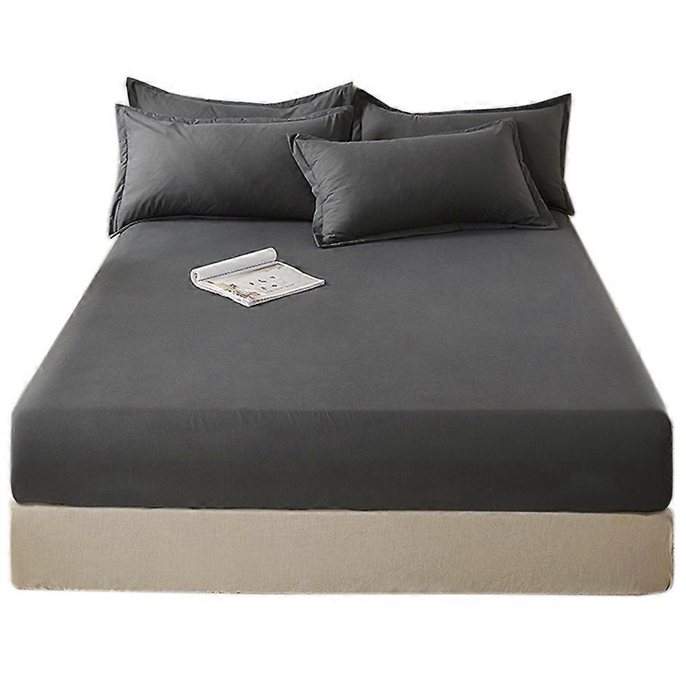 Cotton Fitted Sheet - Single Fitted Deep Pocket Sheet - Fits Mattress - One Fitted Sheet Only