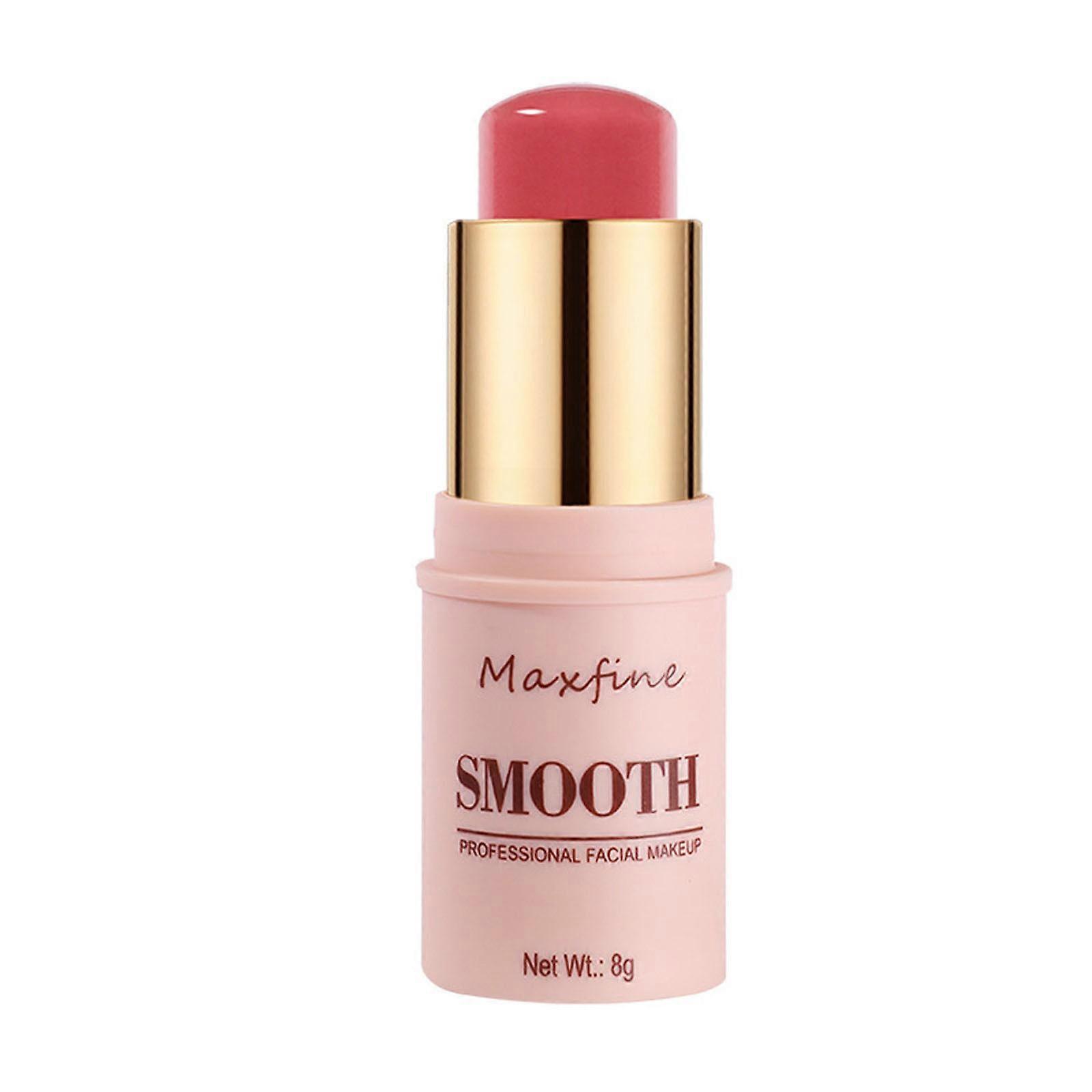MAXFINE Blush Stick Multi-purpose Blush Stick Colour Shaping And Versatile Residued Natural Blush 8g PUW4234
