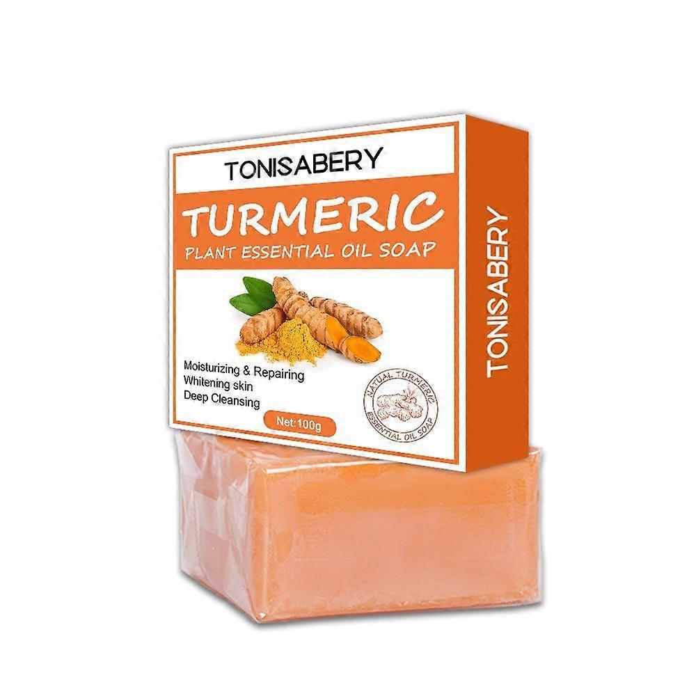 100g Turmeric Soap Cleansing Bath Soap Old Ginger Soap Soap