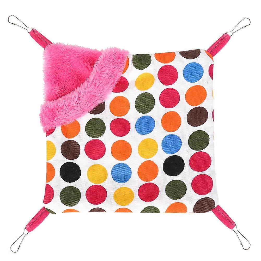 Double - Layer Warm Pet Hamster Nest Hammock: Hanging House for Squirrel Cage Cave