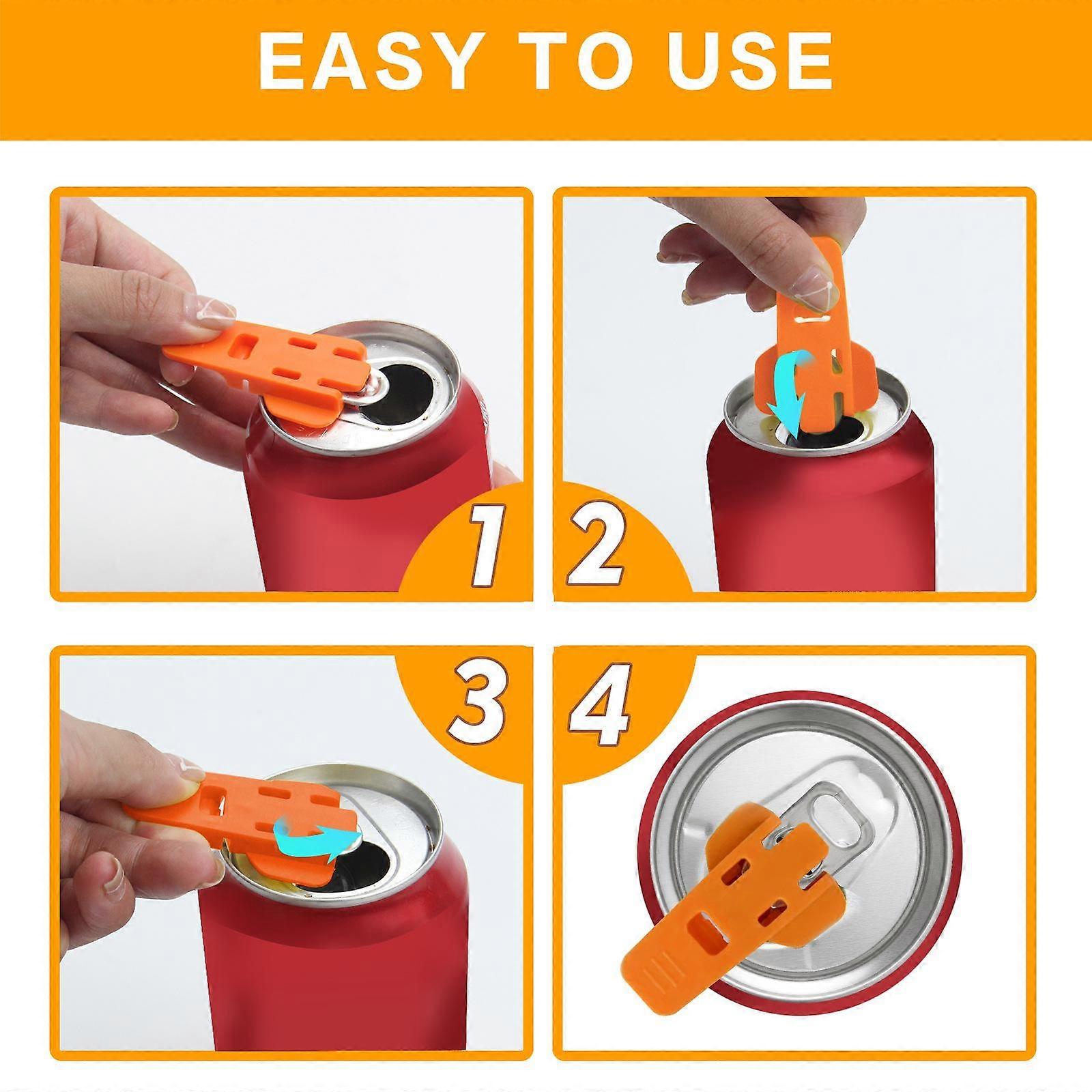 Easy Can Opener - Multi-Functional Beverage and Beer Can Opener with Bottle Opener