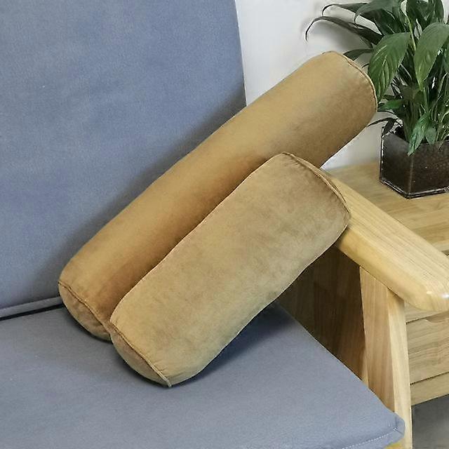 Okrągłe zdejmowane łóżko Sofa Poduszki na siedzenia do krzeseł biurowych Nordic Style Aksamitna zmywalna długa poduszka do spania Home Decor