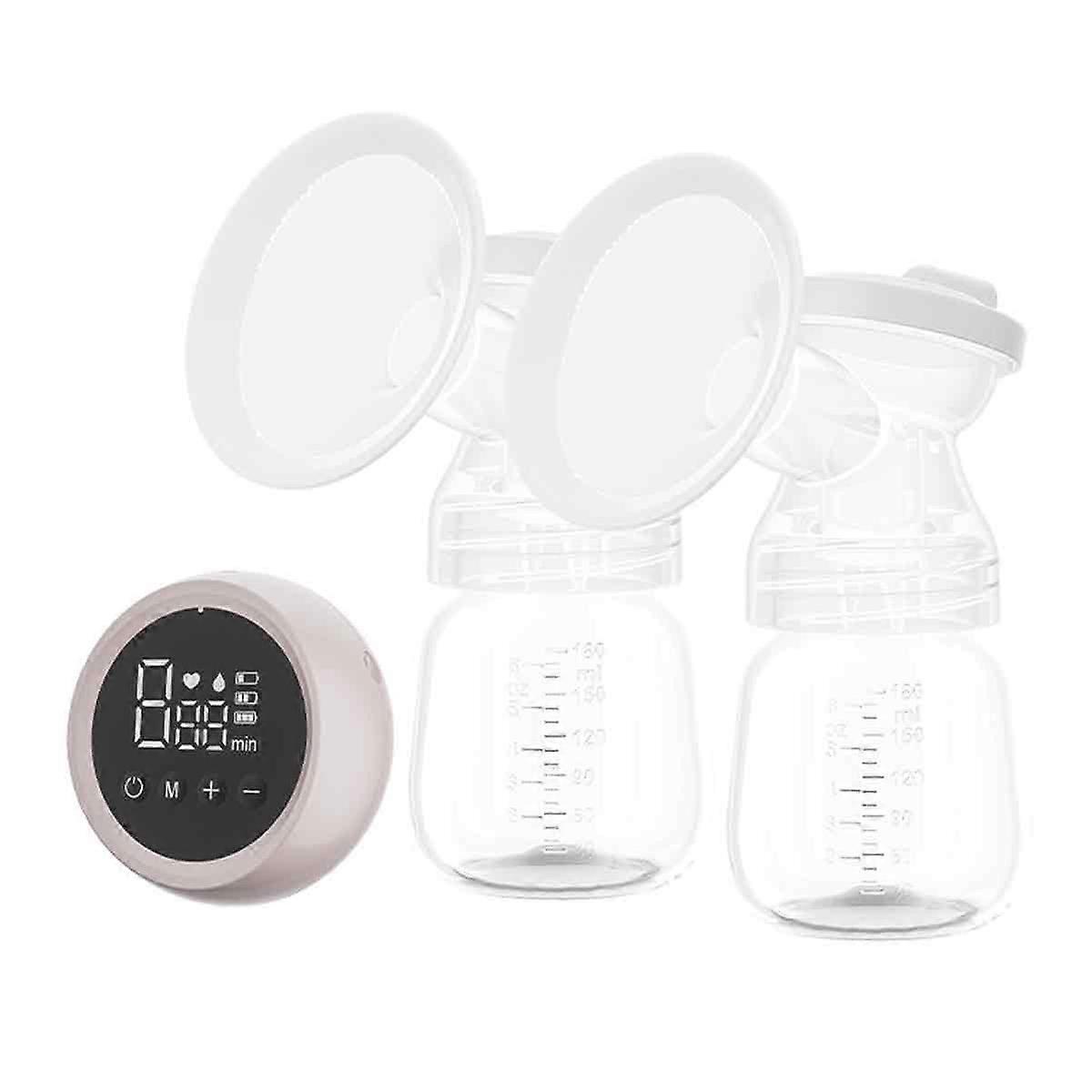 Breast Pump, Silent, Closed System, Silicone Cushion, Adjustable Suction