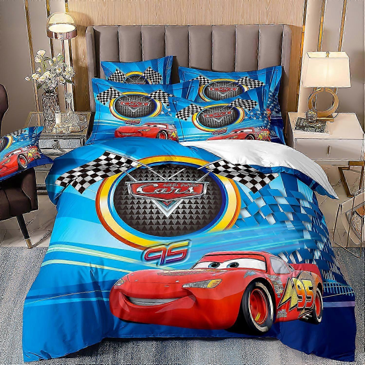 Cars Quilt Lightning Mcqueen Quilt Cover Set Y956 Bed Sheets New