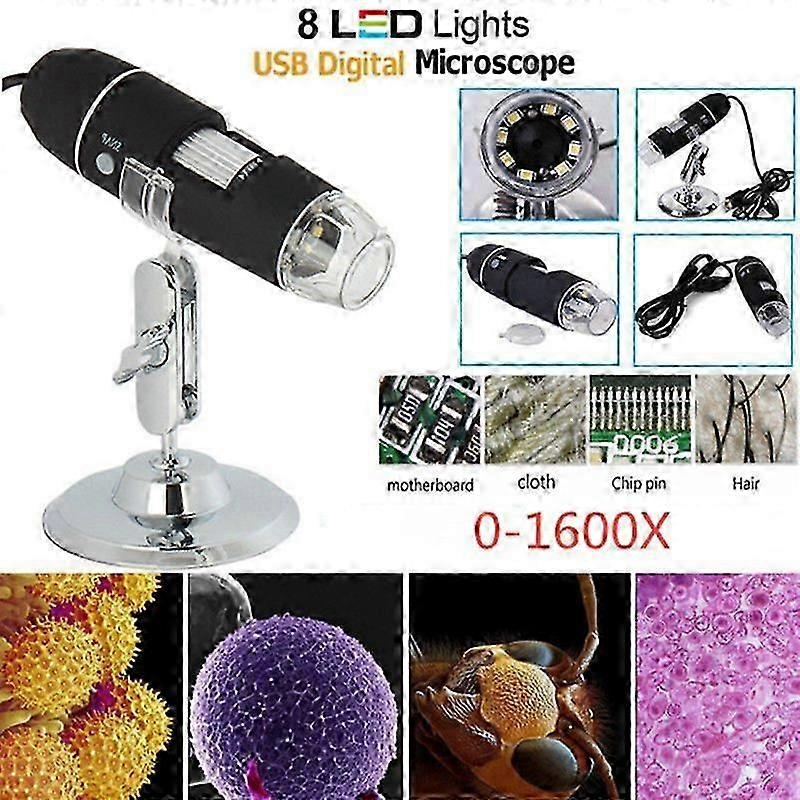 1600 x USB Microscope Magnification Endoscope Magnifier I0695BK16