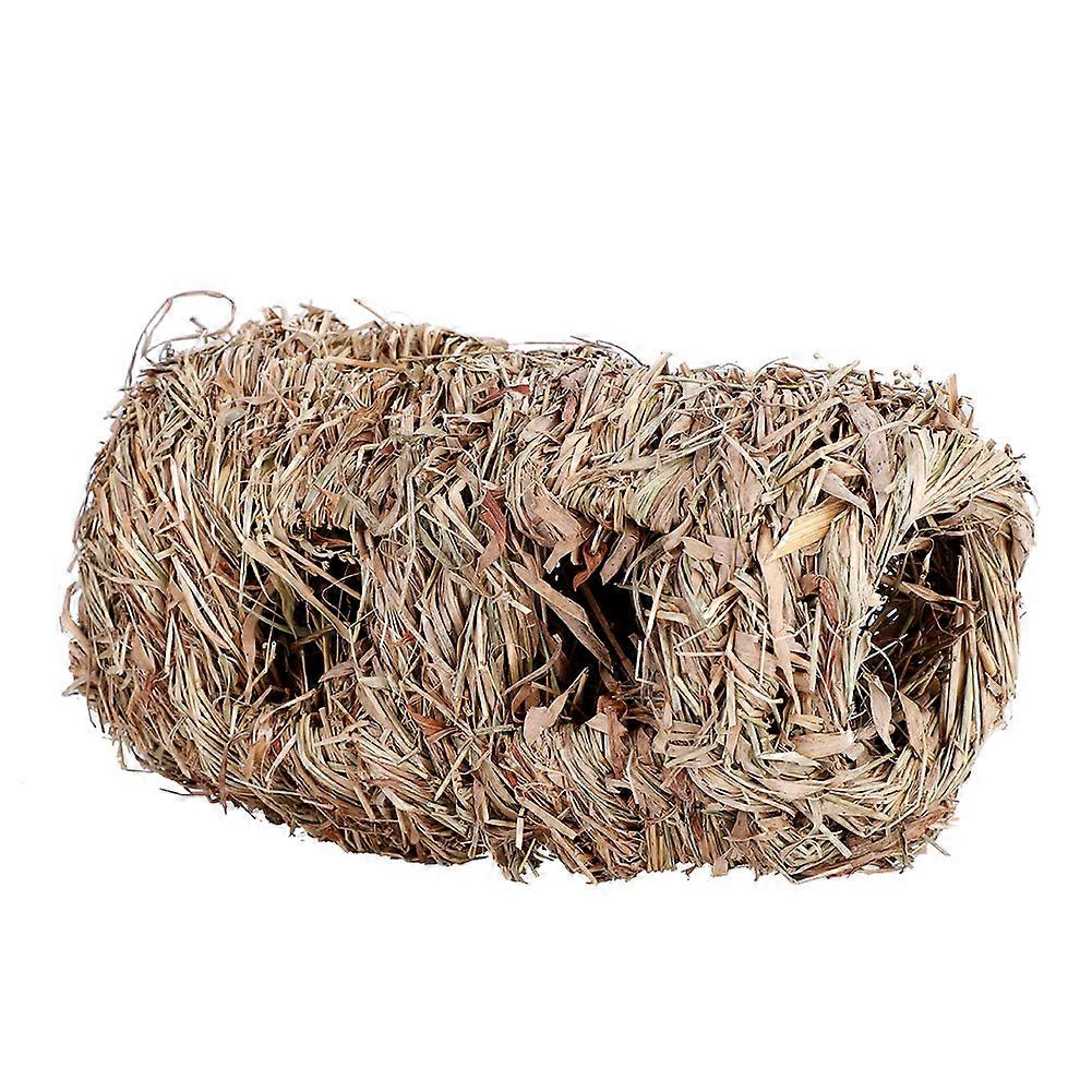 Durable Rabbit Grass House Chew Toy Mat Bed for Hamster Guinea Pig Bunny