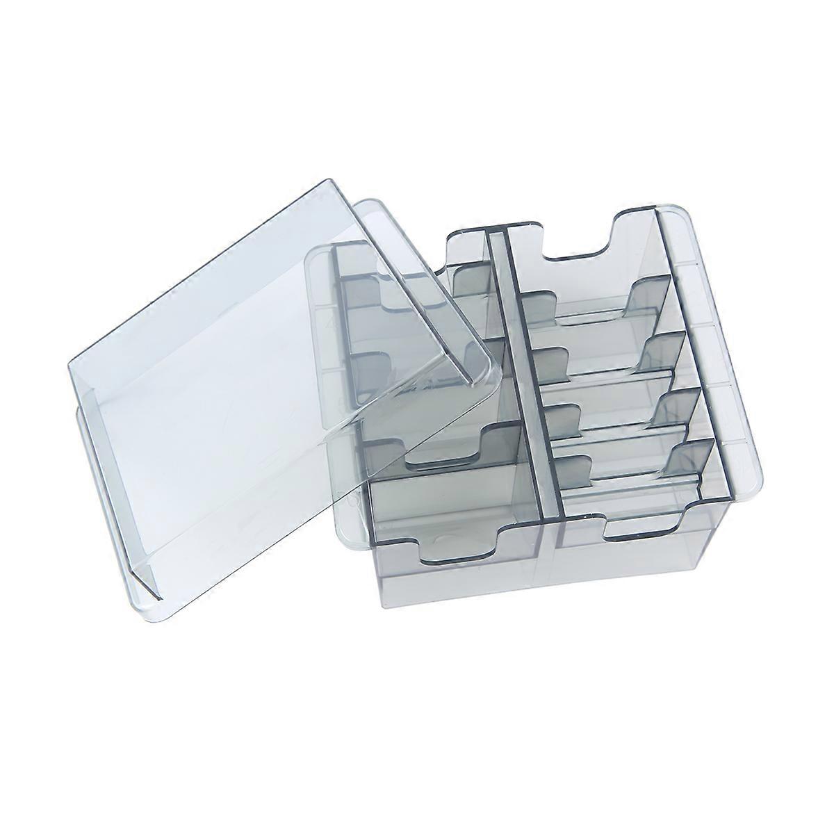 Grid Base Storage Box for 8Pcs Hair Clipper Trimmer Limit Comb Guide Comb Barber Tool for Guide Comb