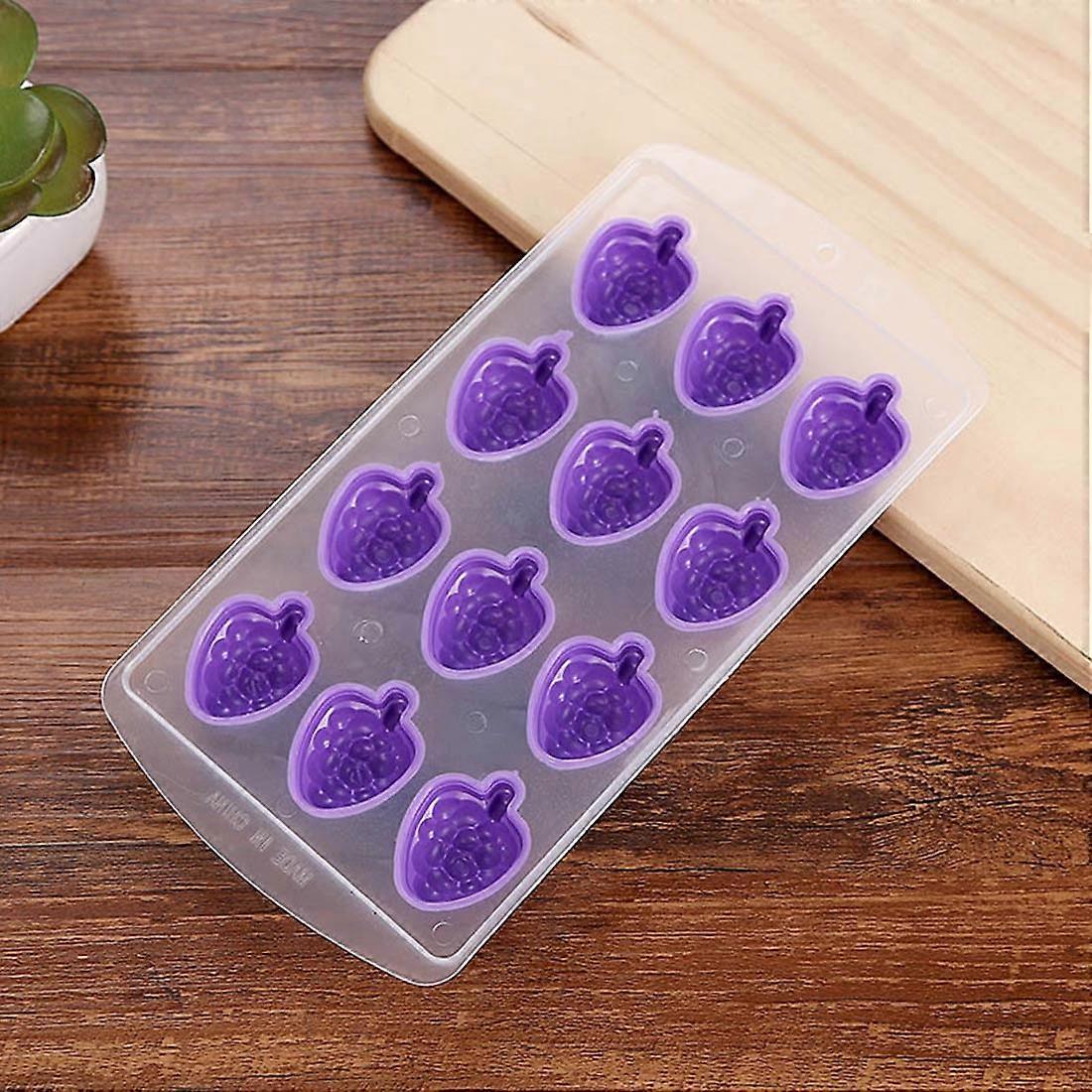 Grape Shaped Silicon Ice Cube Tray / Ice Mold Random Color