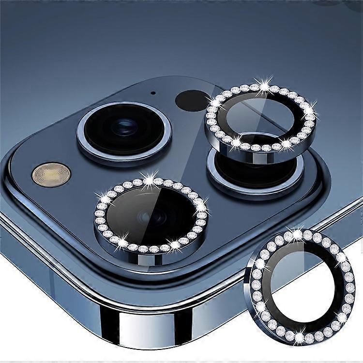 ENKAY HAT PRINCE 1 Set Compatible For iPhone 16 Pro / 16 Pro Max Camera Lens Protector Tempered Glass+Aluminum Alloy Lens Film