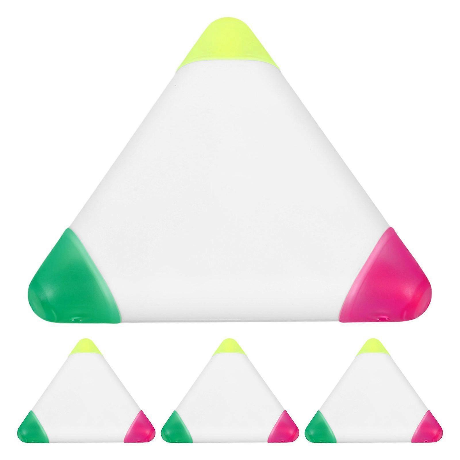4pcs Multicolored Highlighter Portable Small Highlighter Creative Shape Highlighter Graffiti Marker