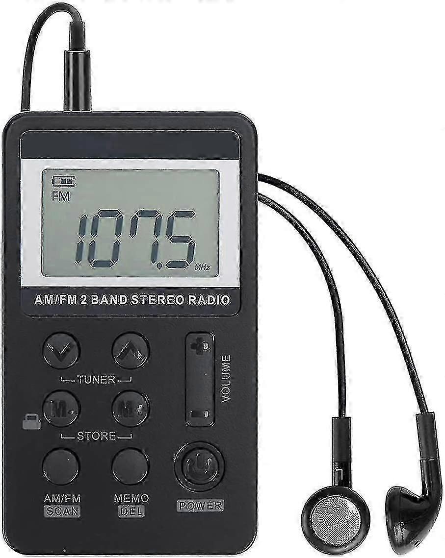 جديد شخصي AM / fm جيب راديو محمول VR روبوت ، راديو Walkman رقمي صغير ، مع خليط قابل لإعادة الشحن