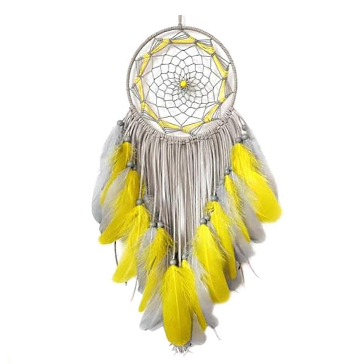 Dream Catcher Handmade Traditional Feather Dreamcatcher for Decor-A