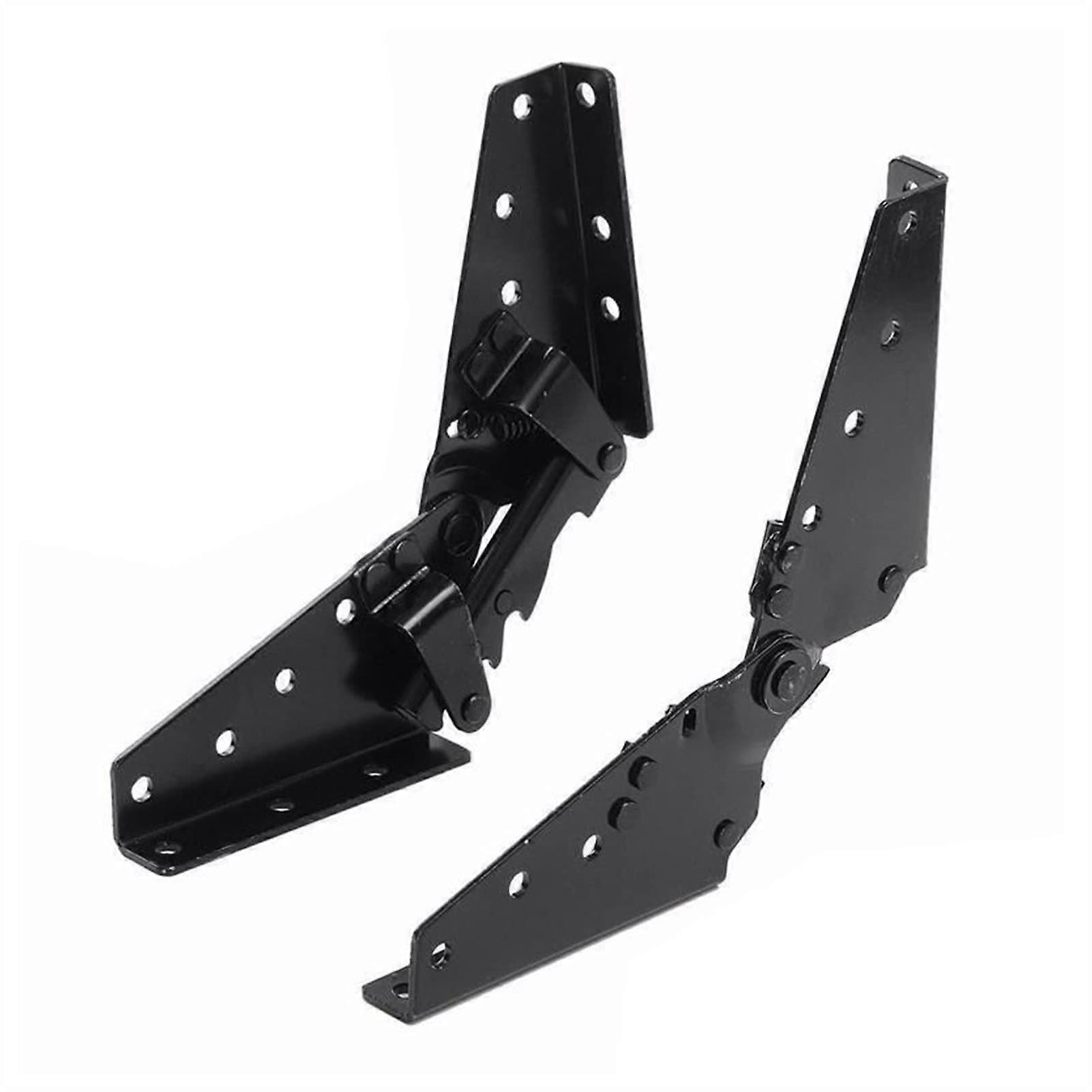 Folding Bed Lifting Hinges Two-Piece Set, Adjustable 3-Position Mechanism, Sofa Bed Hardware Accessories