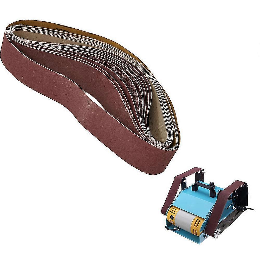 10pcs Polishing Sanding Belts for Grinding Machine, Abrasive Bands Sander Tools