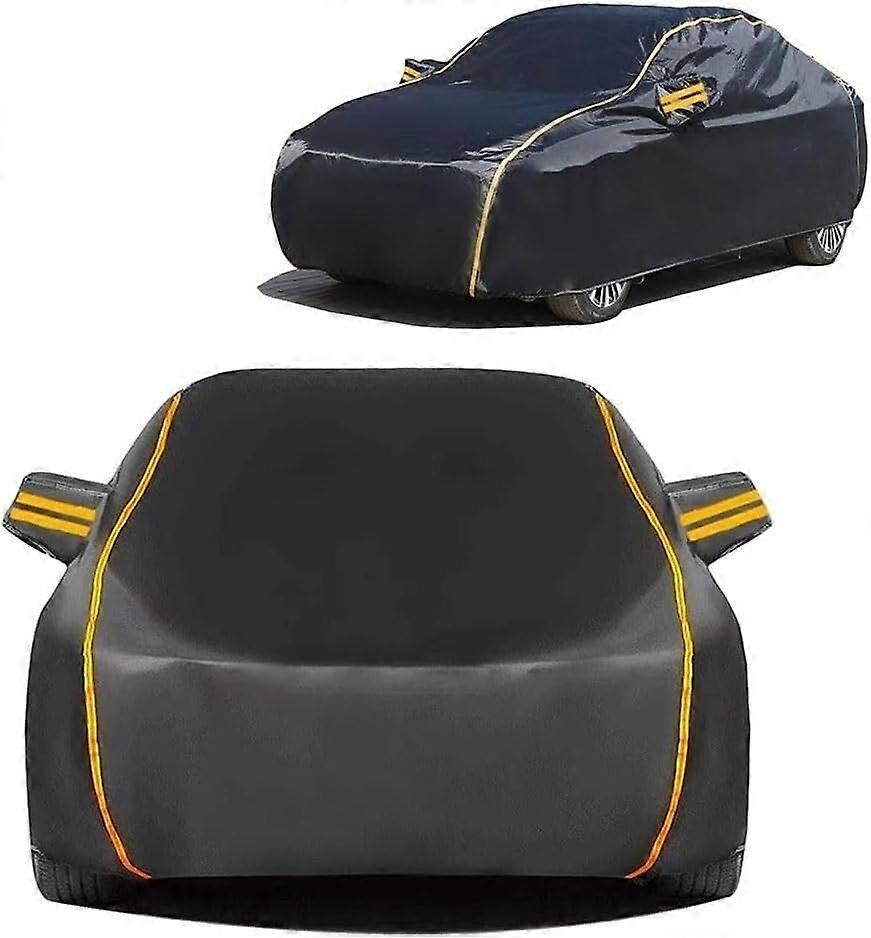 Car Cover compatible with Kia Soul 2009 - , Thickened with Cotton Lining & Side Zipper