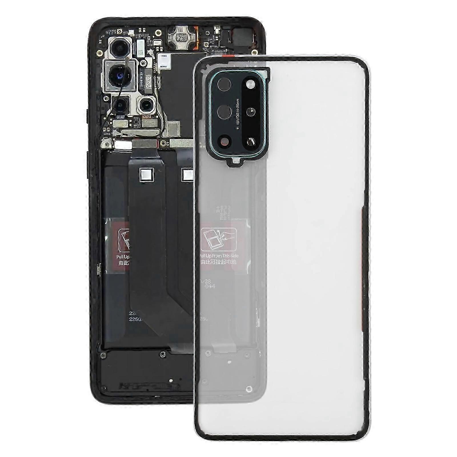 Transparent Back Cover for OnePlus 8T with Integrated Camera Lens