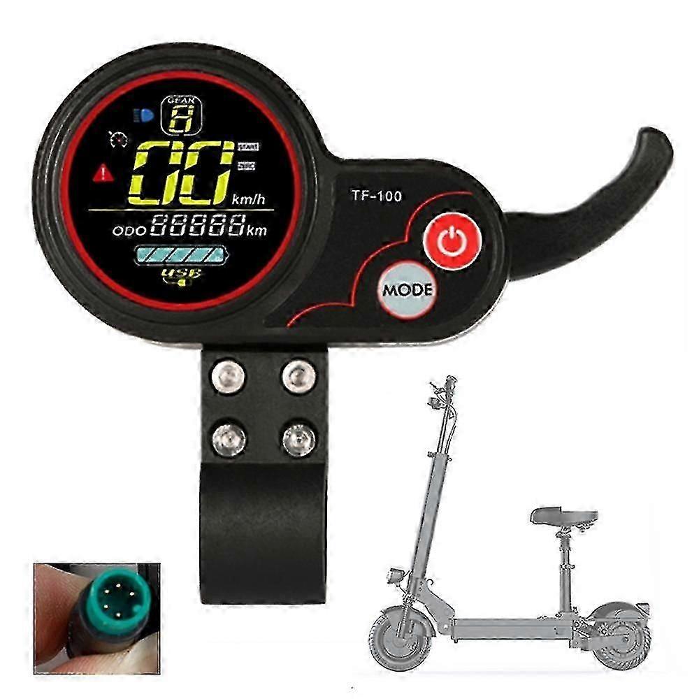 TF100 5Pin Meter Screen Display Throttle for KUGOO M4 10 inch Series Electric Scooter Universal Acce