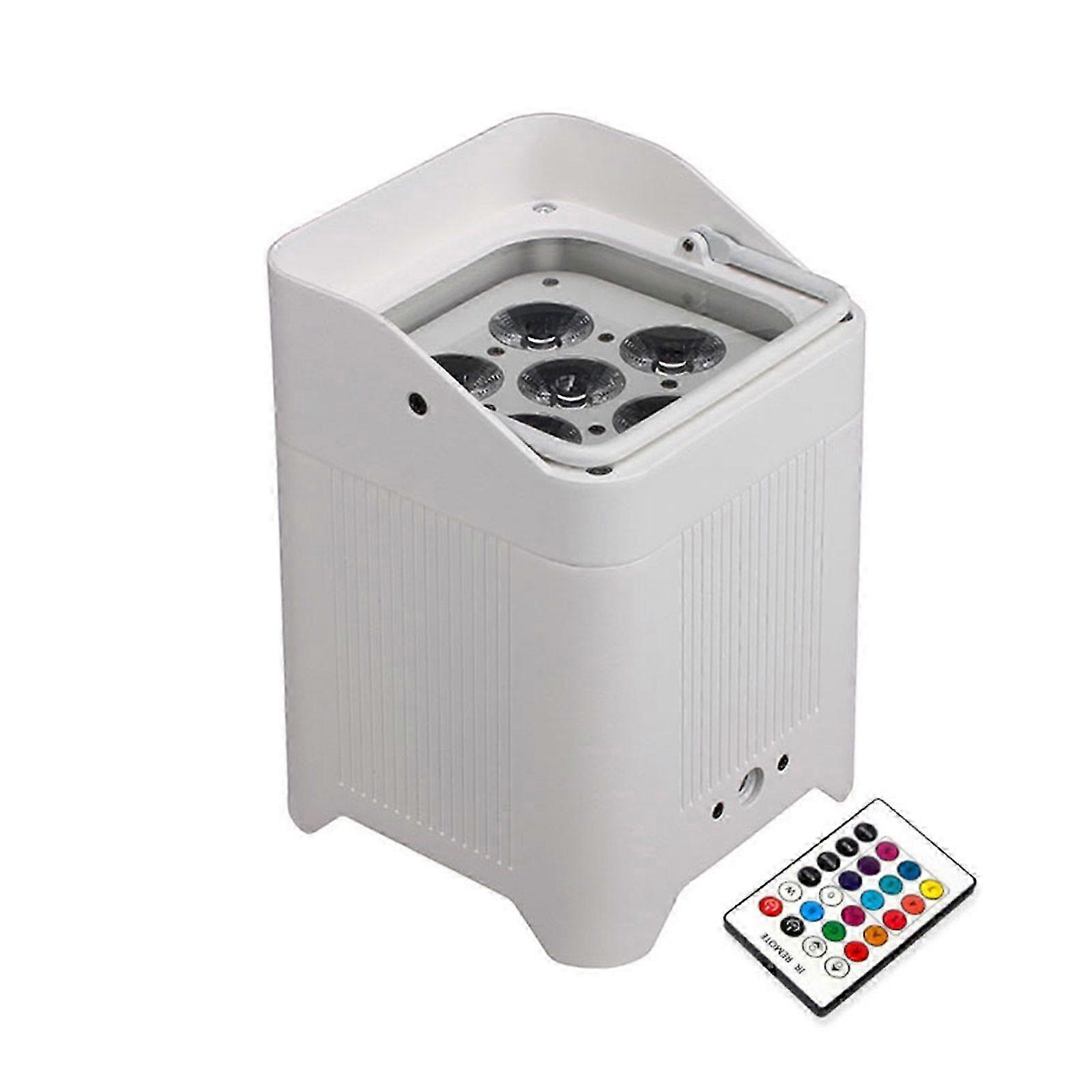 B 1PC RGBAW UV 6 x 18W LED Uplight Par LIght Batterie Charge Flight Case