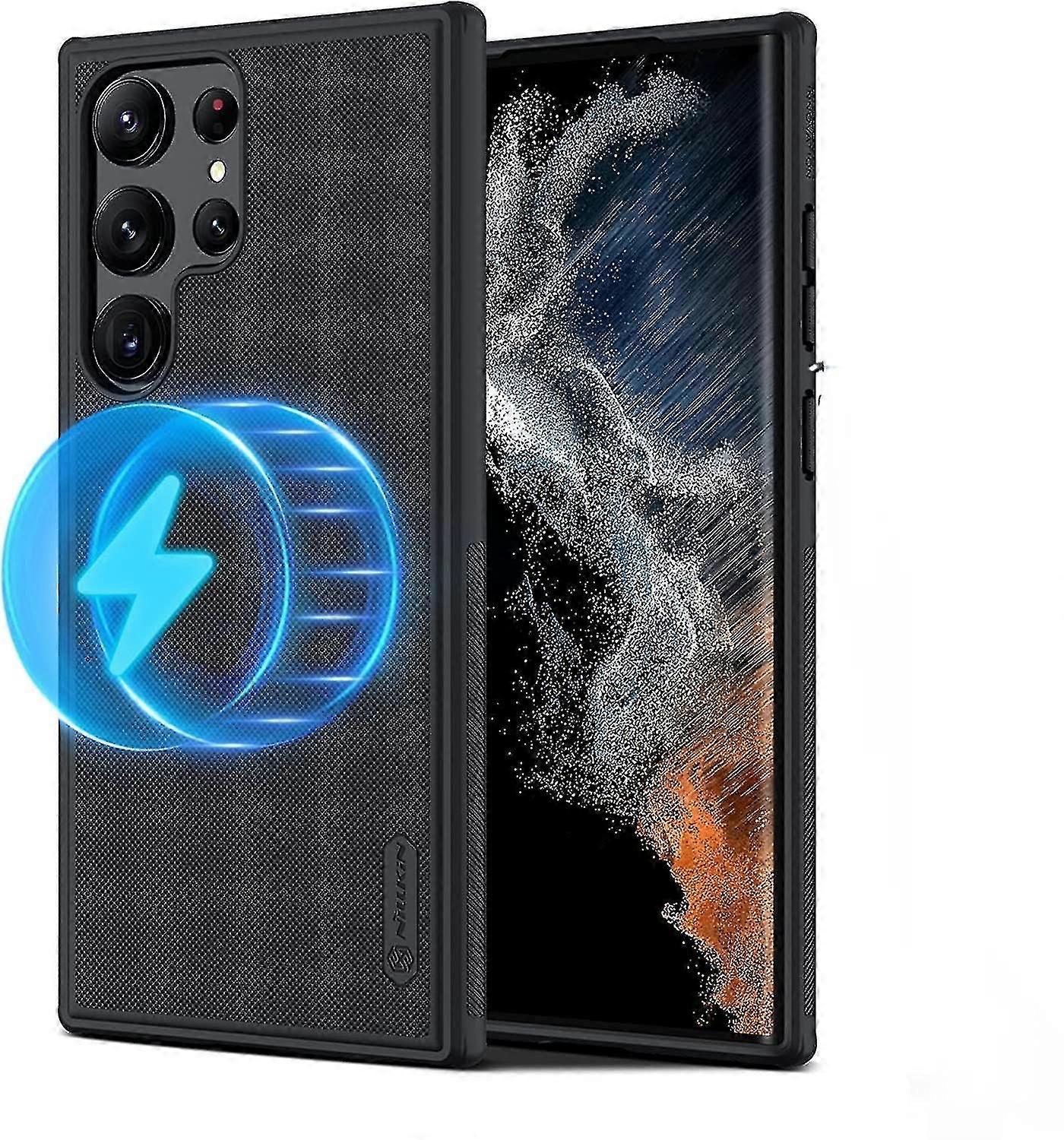 Magnetic Magsafe Case Compatible Samsung Galaxy S23 Ultra/ S23 Plus/ S23 Frosted Matte Rugged Shockproof