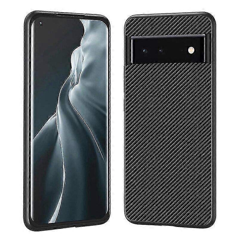 Slim Carbon Fiber Texture Shockproof Protective Case Compatible With Google Pixel 7 Pro/pixel 7