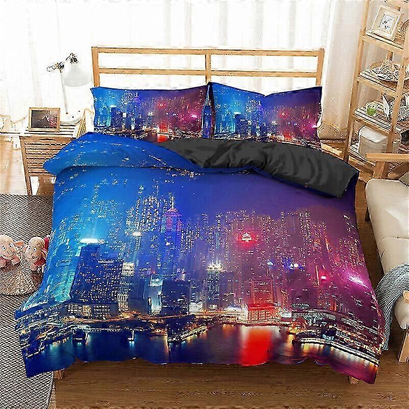 v6023 ملاءات السرير مجموعة غطاء لحاف ليلي في المدينة أغطية سرير قابلة للتنفس ملاءات السرير IU6023