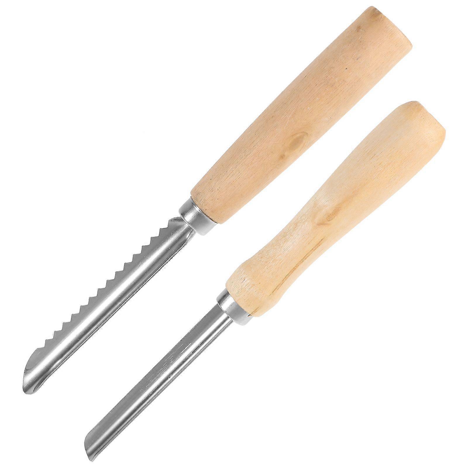 2pcs Fruit Corer Vegetable Pitter Multifunctional Kitchen Fruit Pitter Serrated And Smooth Corer