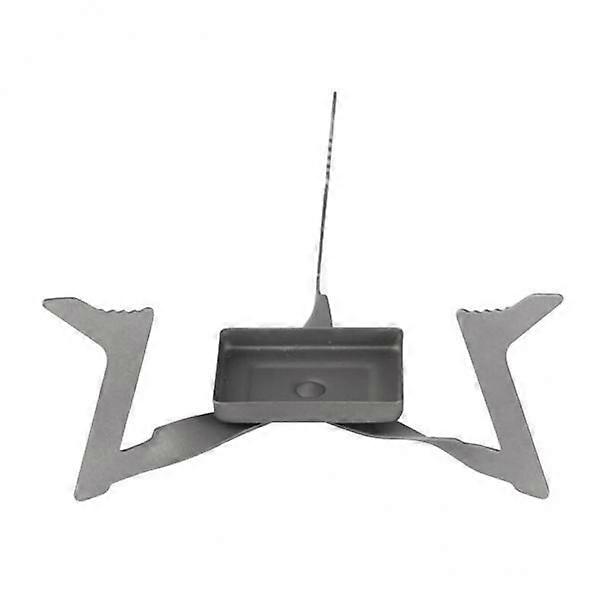 3X Mini Folding Titanium Triangle Camping Solid Alcohol Burner Outdoors