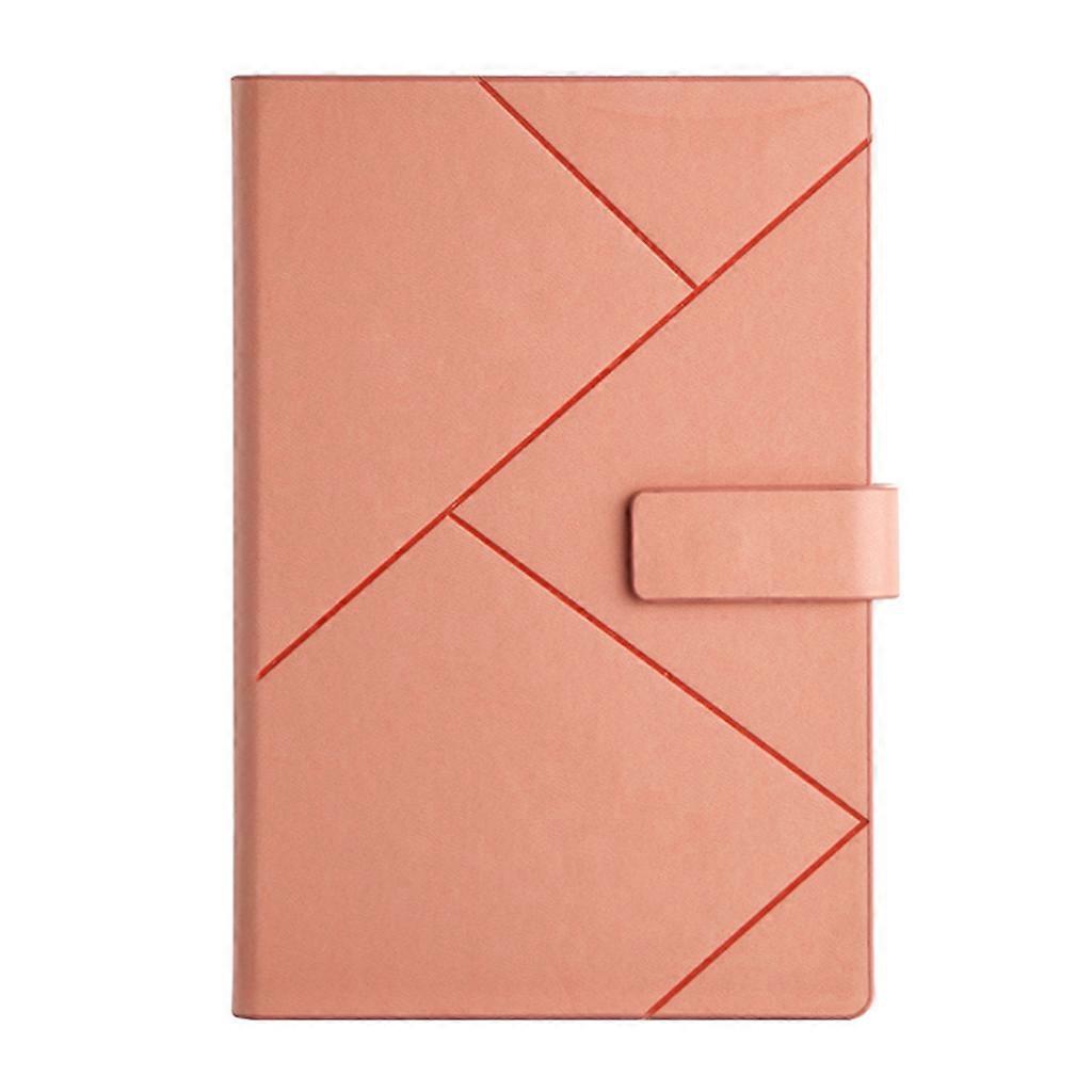 Thicken Leather A5 B5 Journal Notebook Business Daily Planner Notepad with Buckle School Supplies B5 Pink