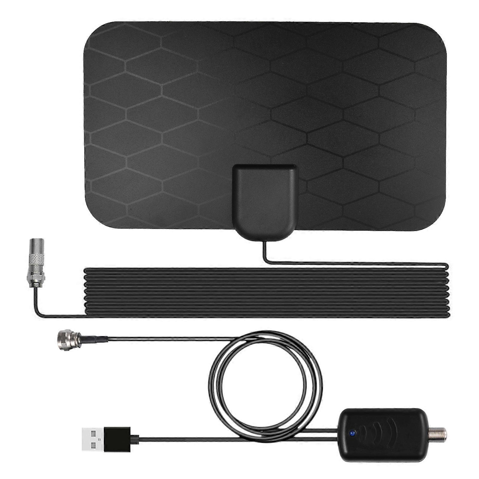 Indoor & Outdoor Television for Smart HDTV TV DVB-T Antenna 5 dB/25 dB with Amplifier gain Signal Amplification Props