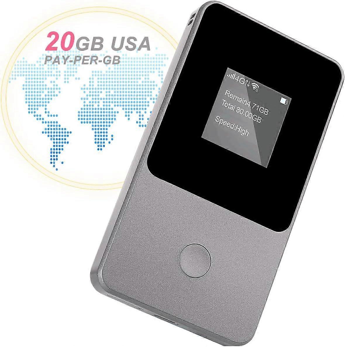 Point d’accès mobile WiFi portable 4G LTE pour voyager dans 160+ pays, point d’accès mobile