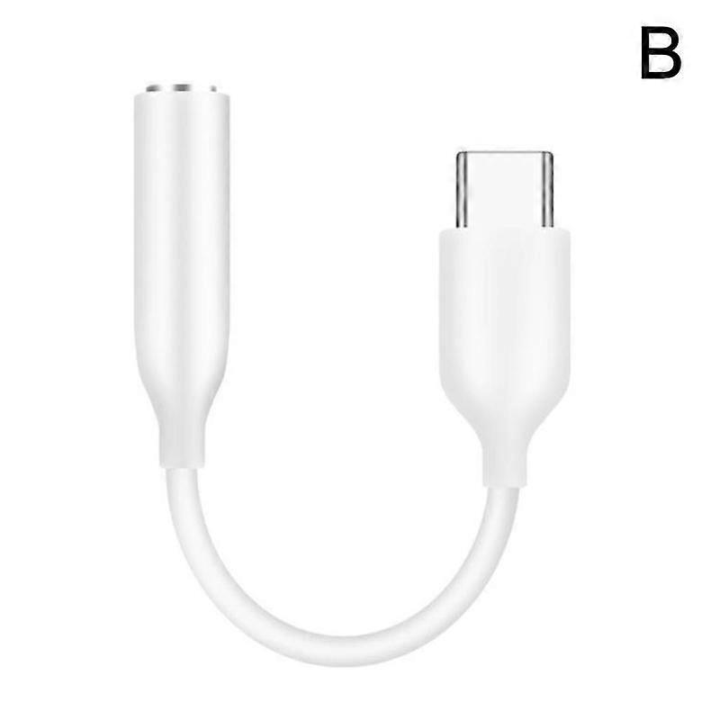 White opp bag (B) $ Suitable for Samsung earphone adapter cable type-c to 3.5mm digital decoding audio cable