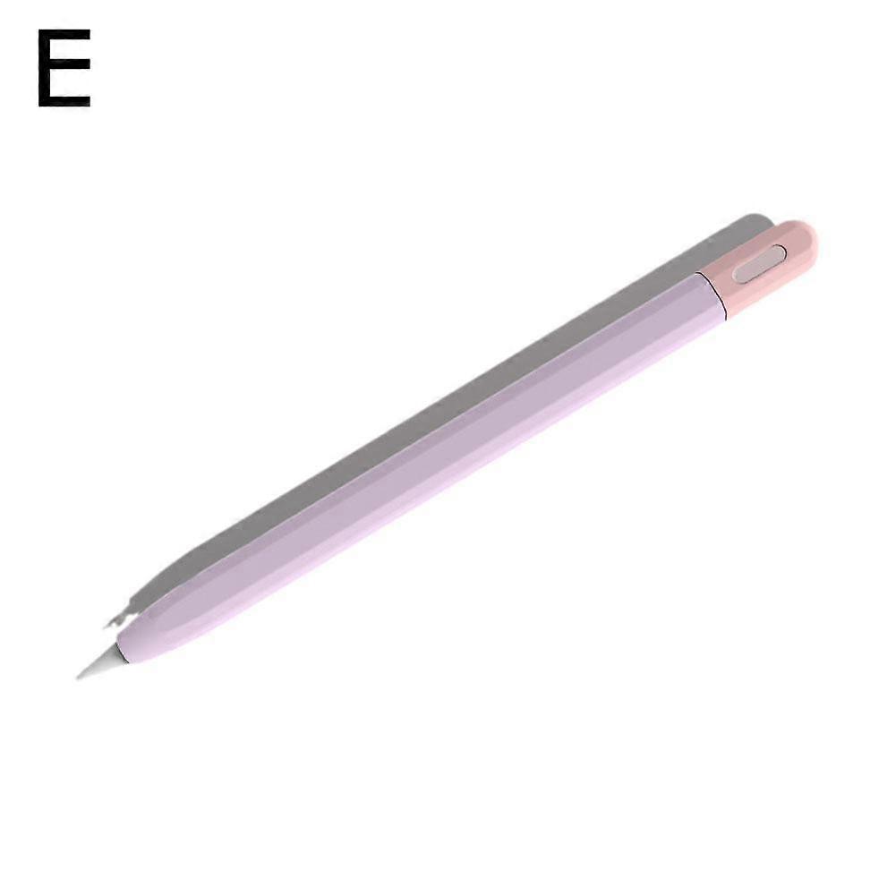 Fengxin Purple (E)$For Apple Pencil 3 USB-C Touch Capacitive Pen Contrast Color Pen Cover Silicone 3rd Generation Protective Cover