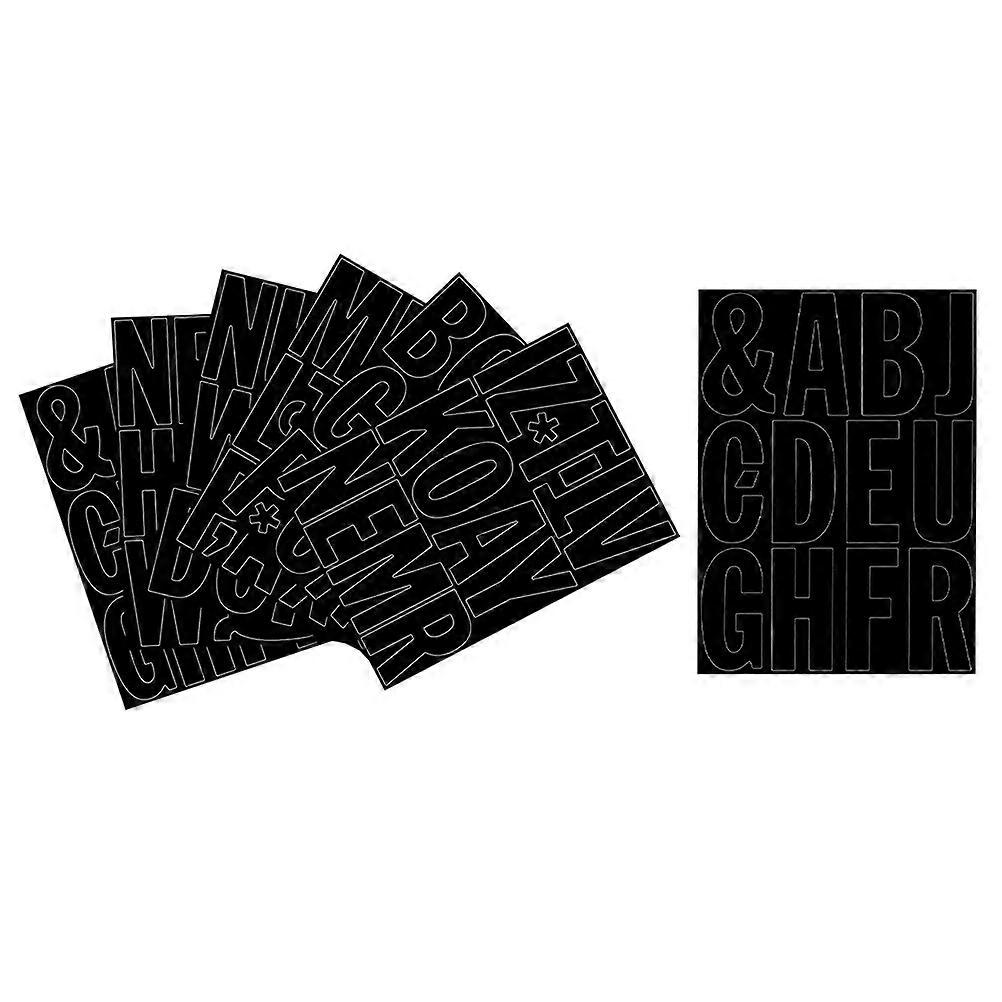 Sticker Letters for Permanent or Temporary Labels, Design