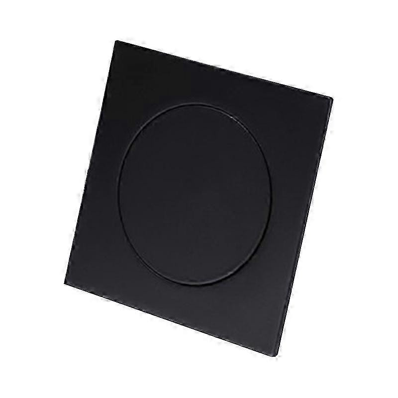 Brass Chrome Anti-Odor Square Bath Drain Pop Up - Black