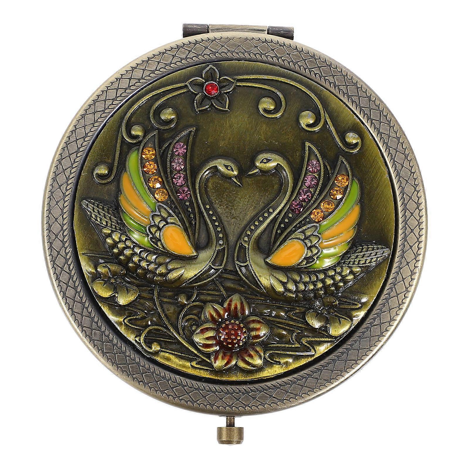 Here's a polished product description for your ** Folding Small Pocket Makeup Mirror Compact Double Sided Cosmetic Mirror**:
### ✨ Folding Makeup