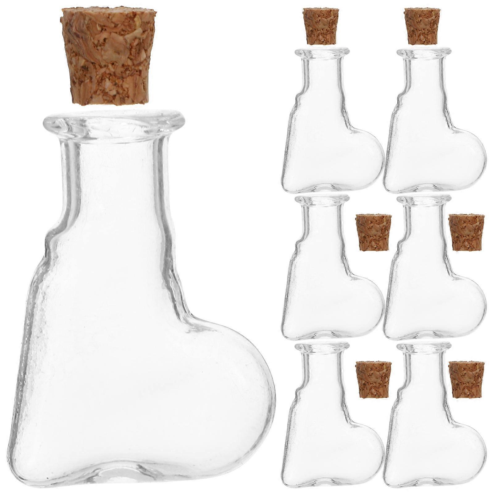 Transparenta önskeglas för förvaring 30 st med lock