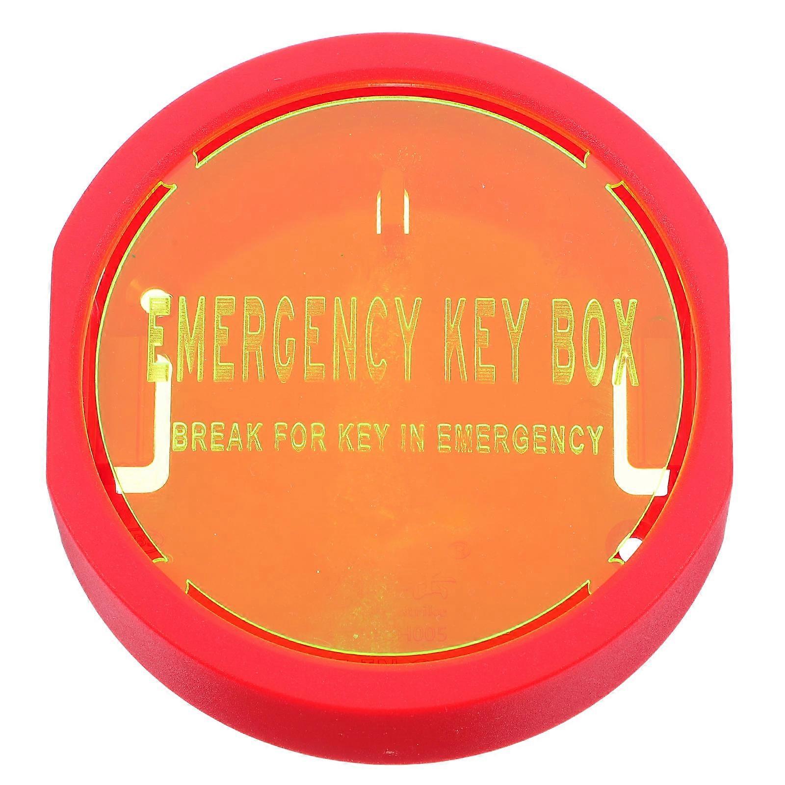 Fireproof Emergency Key Lock Box Wall Mounted Storage for Room Cards Hazardous Items Safe Access Portable Design Long Term Use
