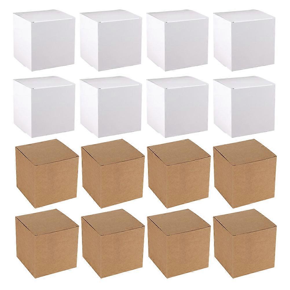 Cardboard Present Box Storage Assorted Color 10X10CM 20Pcs