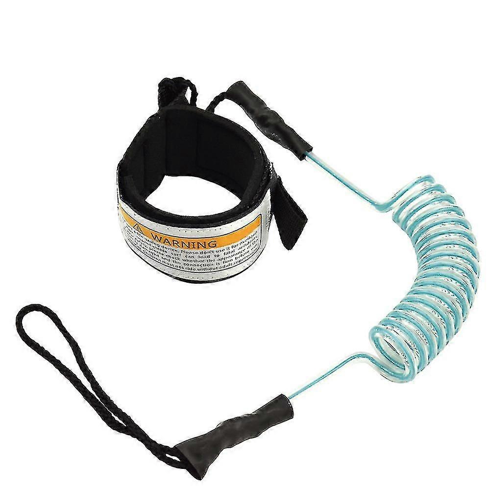 Surfboard Leash Paddleboard Wrist Leash 5 Mm 5 Ft Bodyboard Surf Rope For Standup Paddle Board Shortboard(1pcs, Blue)