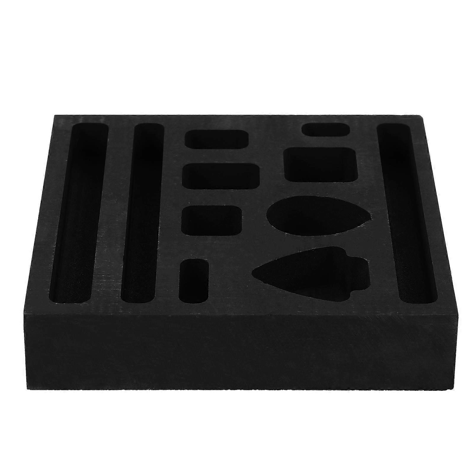 Durable Graphite Ingot Casting Mold for Melting Gold, Silver, Copper, and Aluminum – Ideal for Metal and Ceramics Casting Crafts