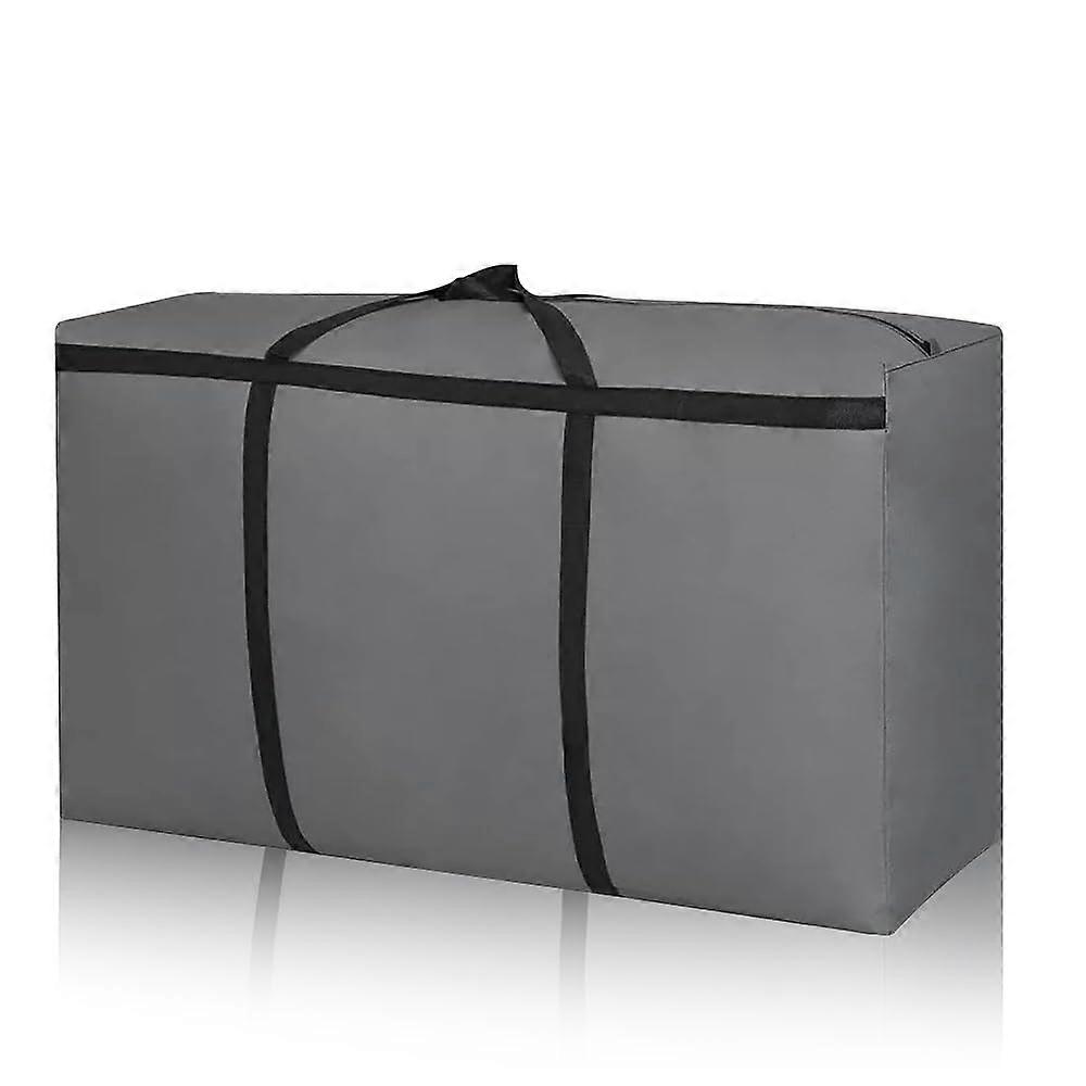 Super Large Storage Bag 120L Xford Durable 600D Camping Container for Bedding, Duvets, Clothes, and Pillows in Grey