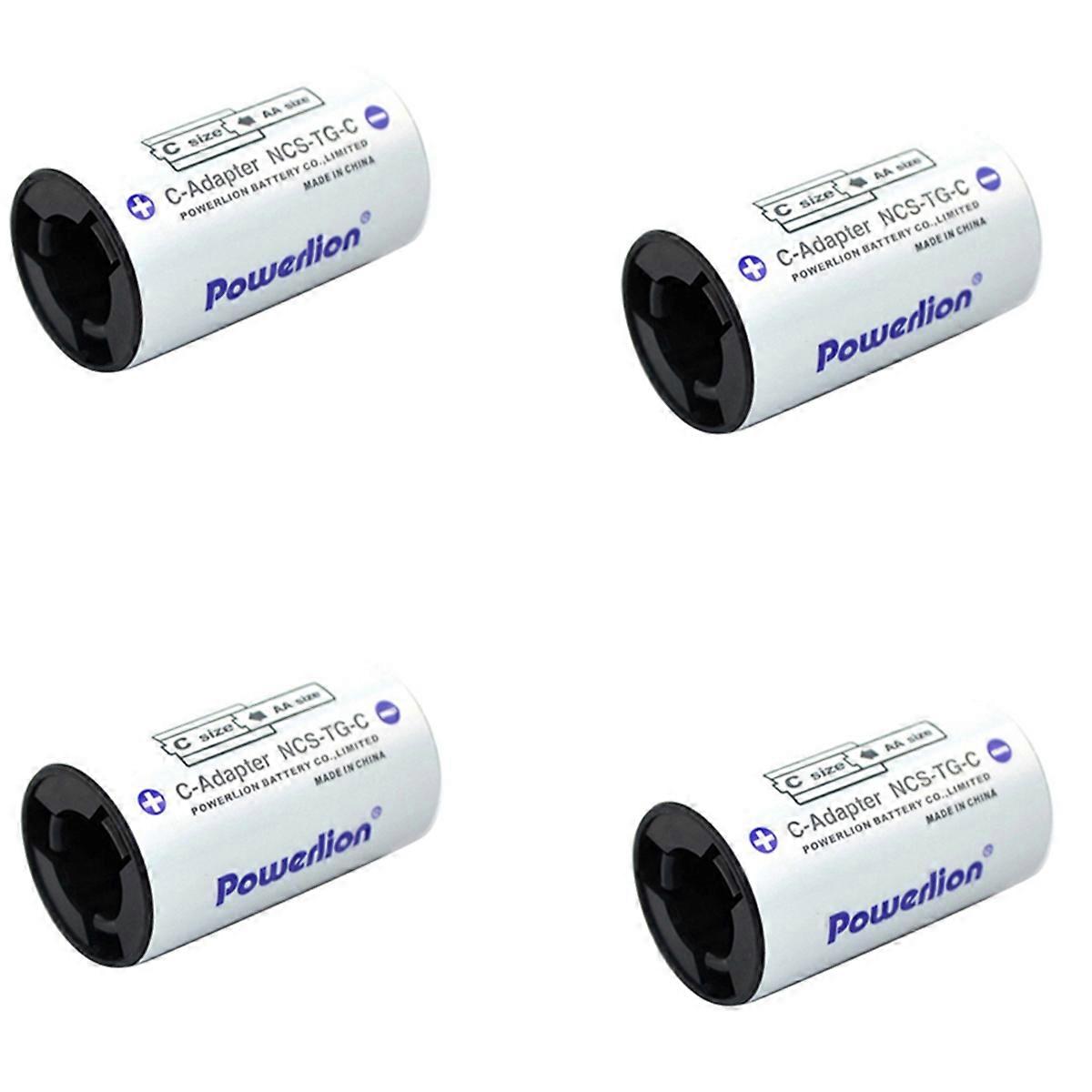 C Size Battery Adapters, AA to C Size Battery Spacer