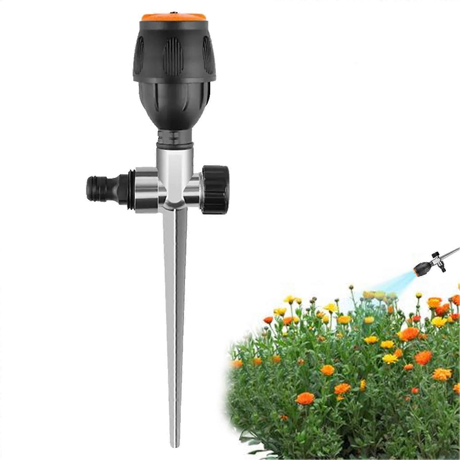 Automatic Water Sprinkler for Lawn, 360 Degree Rotatable Sprinkler Nozzle