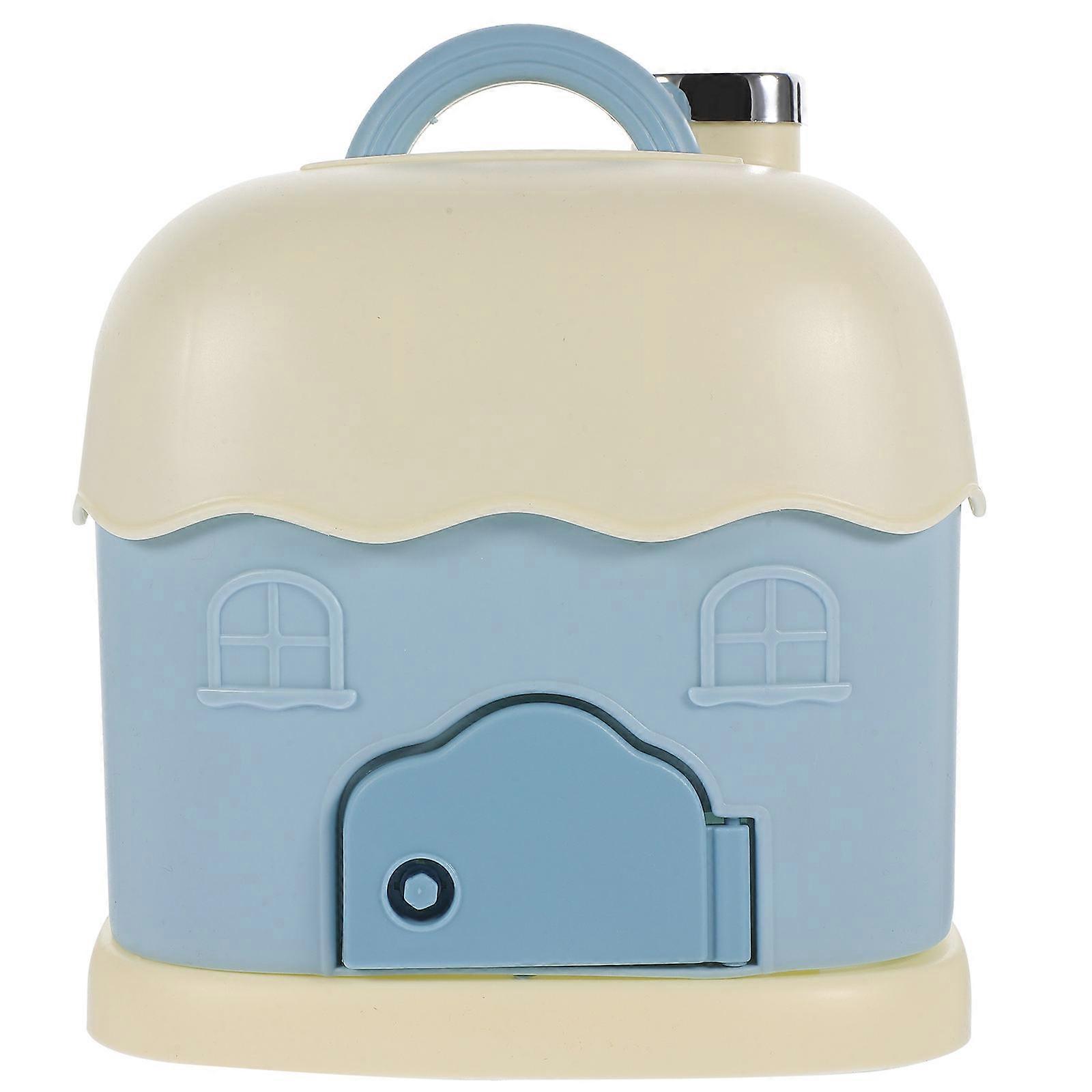 Novelty Money Box Bank Cottage Shaped Piggy Bank Nursery Room PP 7.47X7.07X6.29IN 1Set